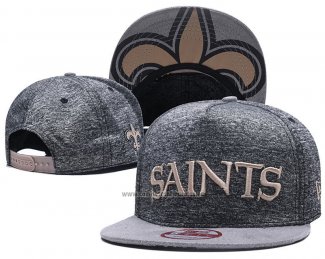 Gorra Orleans Saints Oscuro Gris Oro