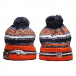 Gorro Beanie Denver Broncos Naranja Gris