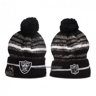 Gorro Beanie Las Vegas Raiders Gris Marron2