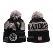 Gorro Beanie Las Vegas Raiders Marron Gris3