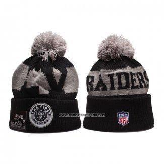 Gorro Beanie Las Vegas Raiders Marron Gris3