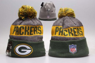 Gorro Green Bay Packers Gris Amarillo Verde