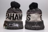 Gorro Seattle Seahawks Negro Marron