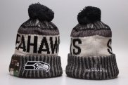Gorro Seattle Seahawks Negro Marron