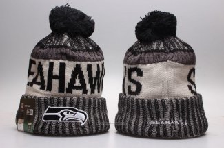 Gorro Seattle Seahawks Negro Marron