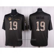 Camiseta NFL Anthracite Indianapolis Colts Unitas 2016 Salute To Service