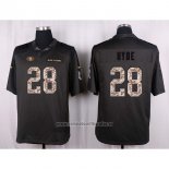 Camiseta NFL Anthracite San Francisco 49ers Hyde 2016 Salute To Service