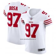 Camiseta NFL Elite San Francisco 49ers Nick Bosa Vapor Untouchable Blanco