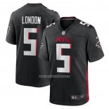 Camiseta NFL Game Atlanta Falcons Drake London 2022 NFL Draft Pick Negro