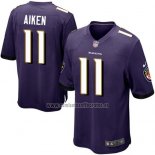 Camiseta NFL Game Baltimore Ravens Aiken Violeta