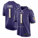 Camiseta NFL Game Baltimore Ravens Malaki Starks 2025 NFL Draft Violeta