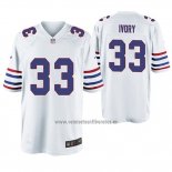 Camiseta NFL Game Buffalo Bills Chris Ivory Throwback Blanco