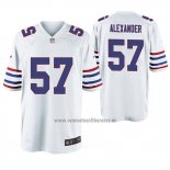 Camiseta NFL Game Buffalo Bills Lorenzo Alexander Throwback Blanco