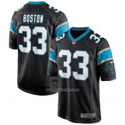 Camiseta NFL Game Carolina Panthers Tre Boston Negro