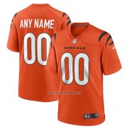 Camiseta NFL Game Cincinnati Bengals Personalizada Alterno Naranja