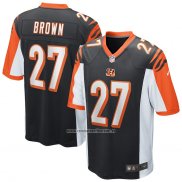 Camiseta NFL Game Cincinnati Bengals Tony Brown Negro