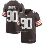 Camiseta NFL Game Cleveland Browns Jordan Elliott 90 Marron