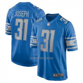 Camiseta NFL Game Detroit Lions Kerby Joseph Azul