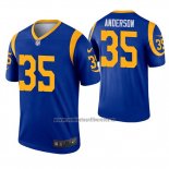 Camiseta NFL Game Los Angeles Rams 35 C.j. Anderson Azul