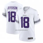 Camiseta NFL Game Minnesota Vikings Justin Jefferson Alterno Blanco