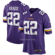 Camiseta NFL Game Minnesota Vikings Paul Krause Retired Violeta