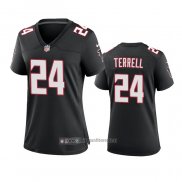 Camiseta NFL Game Mujer Atlanta Falcons A.j. Terrell Throwback Negro