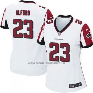 Camiseta NFL Game Mujer Atlanta Falcons Alford Blanco