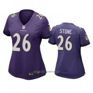 Camiseta NFL Game Mujer Baltimore Ravens Geno Stone Violeta