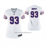 Camiseta NFL Game Mujer Bills Trent Murphy Throwback Blanco