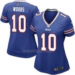 Camiseta NFL Game Mujer Buffalo Bills Woods Azul