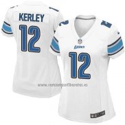 Camiseta NFL Game Mujer Detroit Lions Kerley Blanco