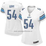 Camiseta NFL Game Mujer Detroit Lions Levy Blanco