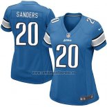 Camiseta NFL Game Mujer Detroit Lions Sanders Azul