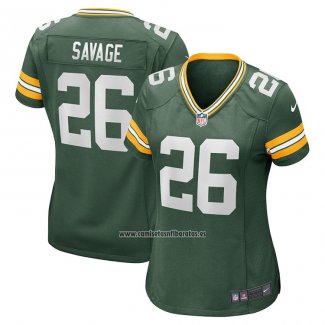 Camiseta NFL Game Mujer Green Bay Packers Darnell Savage Verde