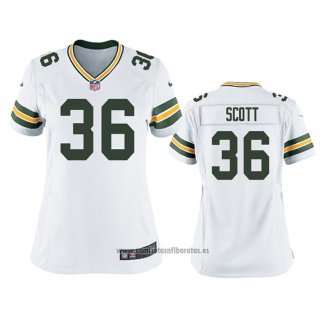 Camiseta NFL Game Mujer Green Bay Packers Vernon Scott Blanco