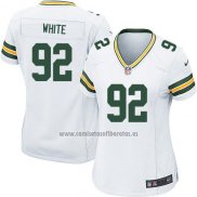 Camiseta NFL Game Mujer Green Bay Packers White Blanco