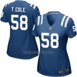 Camiseta NFL Game Mujer Indianapolis Colts T.Cole Azul