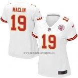 Camiseta NFL Game Mujer Kansas City Chiefs Maclin Blanco