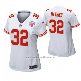 Camiseta NFL Game Mujer Kansas City Chiefs Tyrann Mathieu Blanco