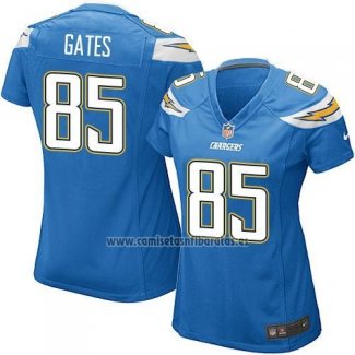 Camiseta NFL Game Mujer Los Angeles Chargers Gates Azul