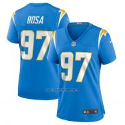 Camiseta NFL Game Mujer Los Angeles Chargers Joey Bosa Azul