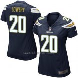 Camiseta NFL Game Mujer Los Angeles Chargers Lowery Negro