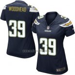 Camiseta NFL Game Mujer Los Angeles Chargers Woodhead Negro