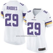 Camiseta NFL Game Mujer Minnesota Vikings Rhodes Blanco