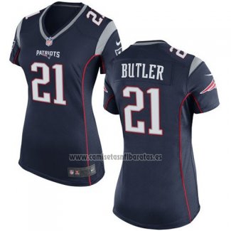 Camiseta NFL Game Mujer New England Patriots Butler Negro