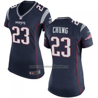 Camiseta NFL Game Mujer New England Patriots Chung Negro