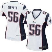 Camiseta NFL Game Mujer New England Patriots Tippett Blanco