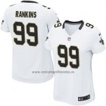 Camiseta NFL Game Mujer New Orleans Saints Rankins Blanco
