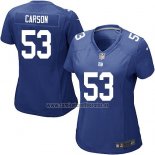 Camiseta NFL Game Mujer New York Giants Carson Azul
