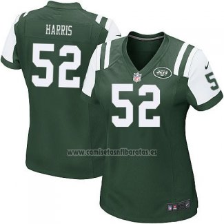 Camiseta NFL Game Mujer New York Jets Harris Verde